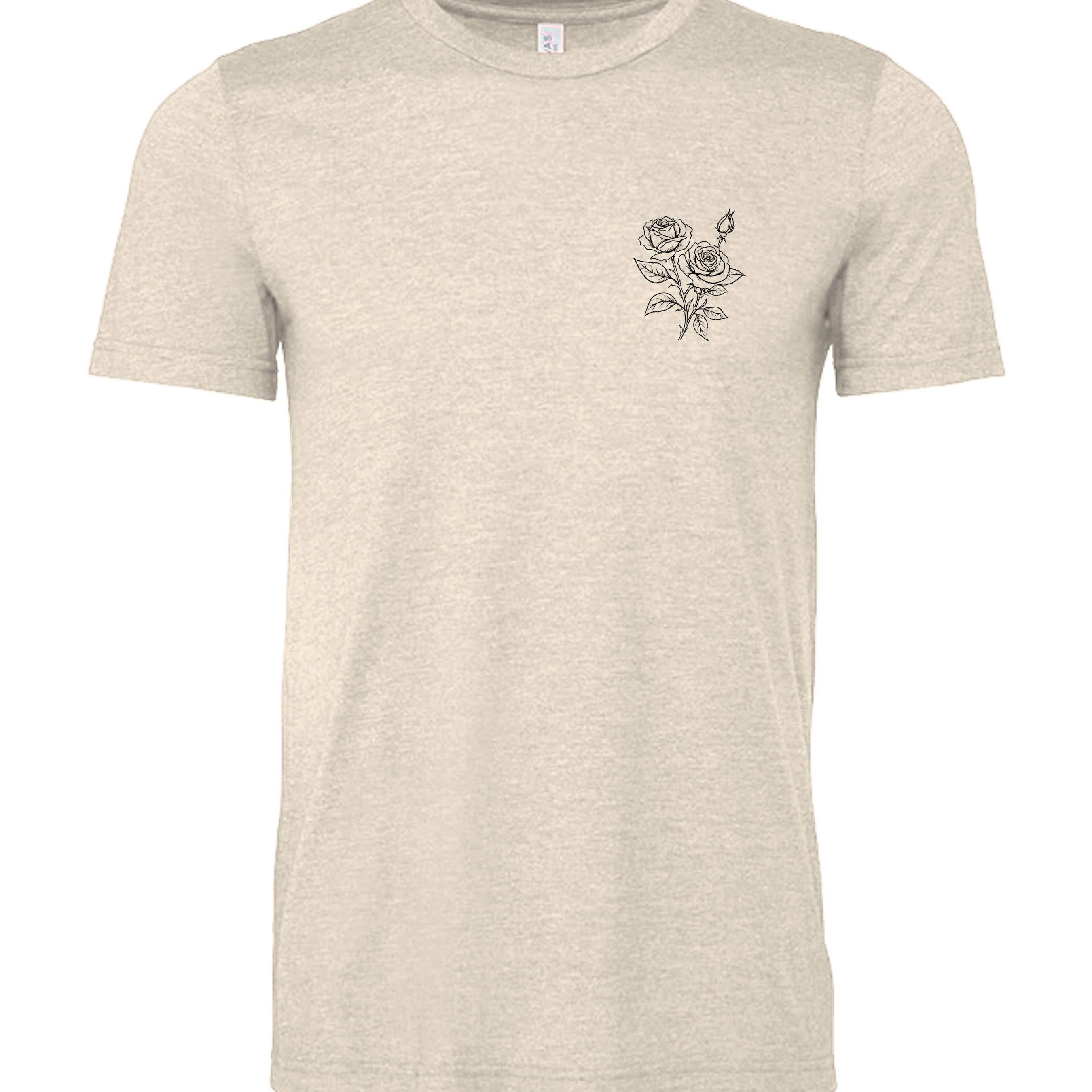 Heather Natural - 3001CVC - FRONT